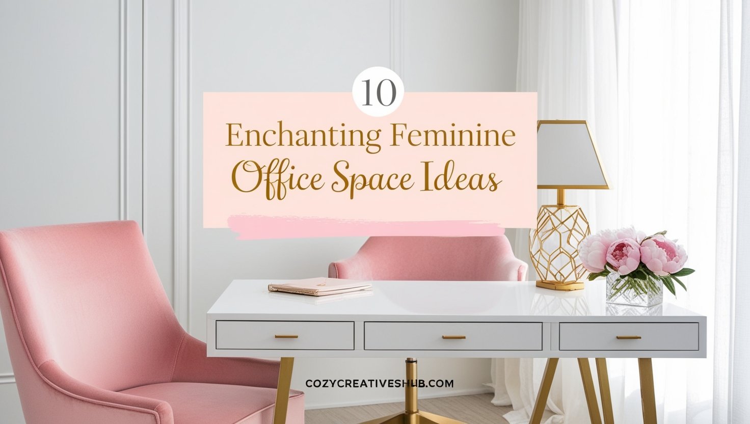 10 Enchanting Feminine Office Space Ideas