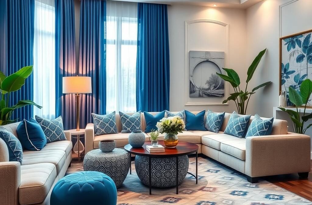 15 Trending Blue and White Living Room Themes You’ll Love in 2025!