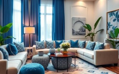 15 Trending Blue and White Living Room Themes You’ll Love in 2025!