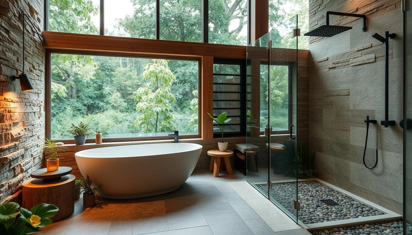 Nature-Inspired Bathroom