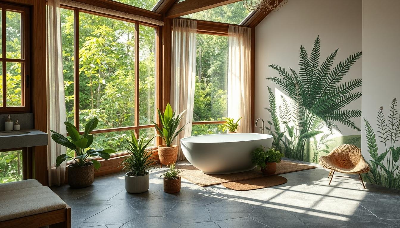 Nature-Inspired Bathroom
