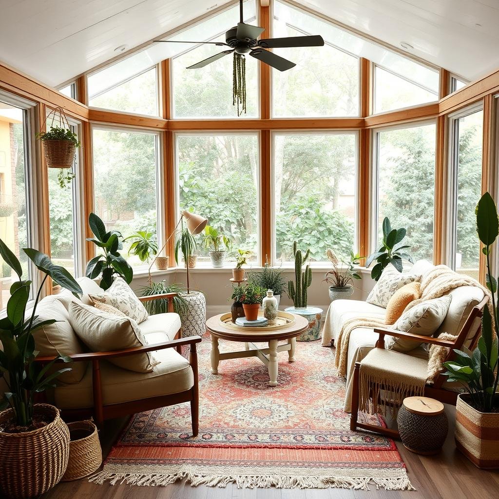 Sunroom Furniture Layout Design