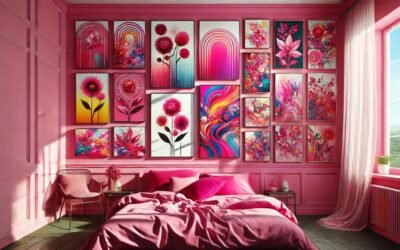 Bring the Heat: Budget-Friendly DIY Hot Pink Bedroom Decor