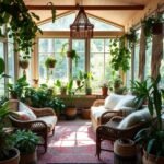 boho cozy sunroom ideas