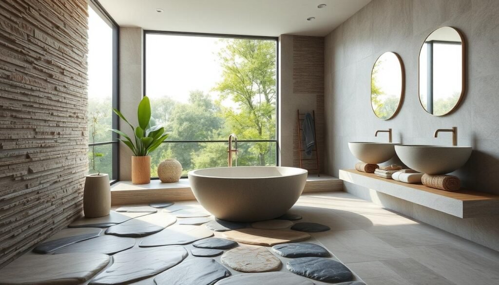 natural stone bathrooms