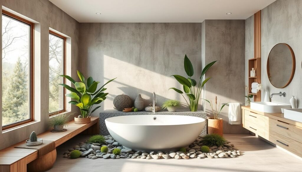 nature-inspired bathroom