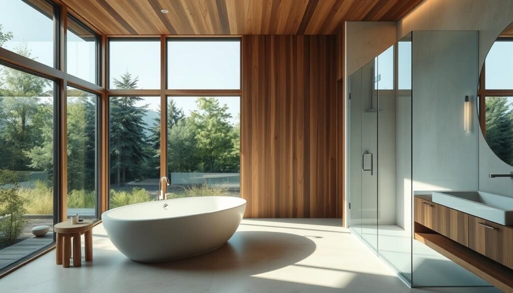 open concept bathrooms