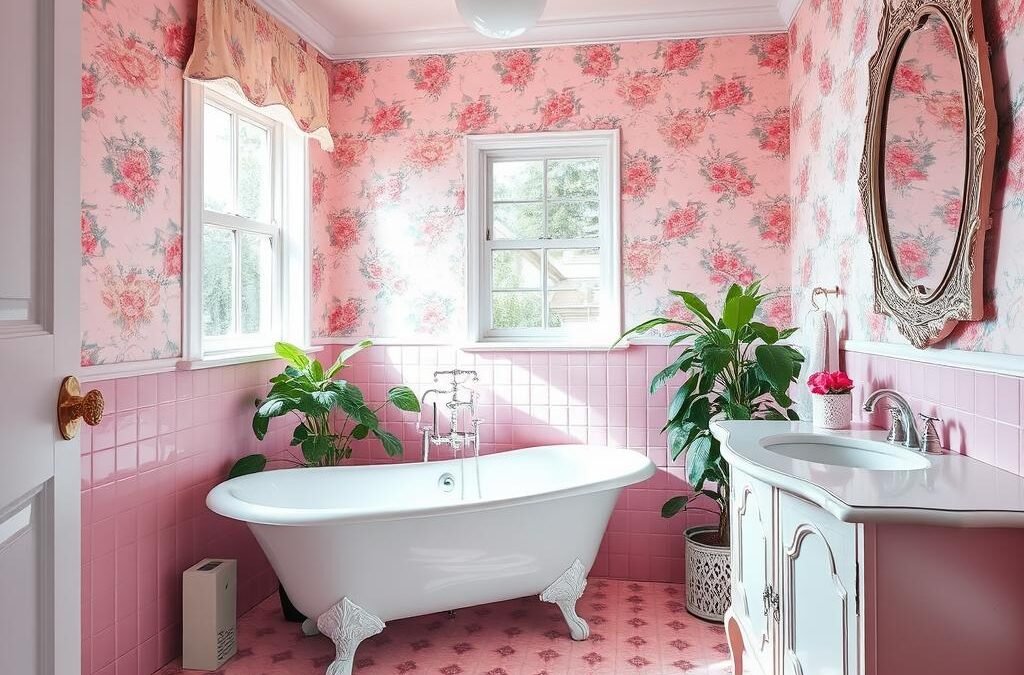 15 Stunning Vintage Pink Bathroom Inspiration for Your Home